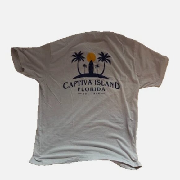 Captiva Island Florida Lighthouse Graphic T-Shirt – Souvenir Tee - Picture 4 of 5